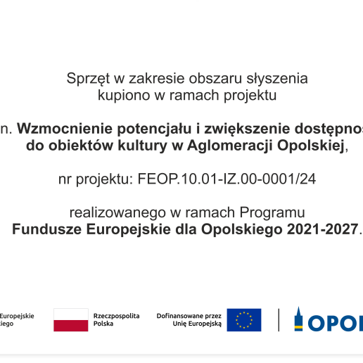 Informacja o sprzecie zakupionym w ramach programu operacyjnego
